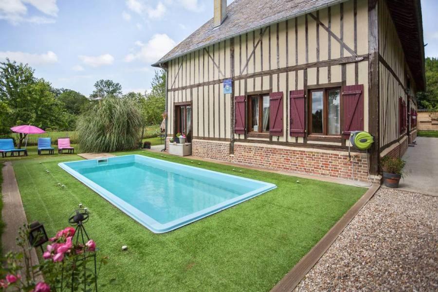 Les Trois Cornets Hotel Saint-Ouen-des-Champs Buitenkant foto